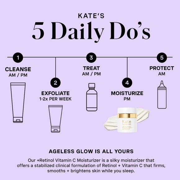 Kate Somerville +Retinol Vitamin C Moisturizer Firm & Brighten 1.7 fl oz *NEW - Picture 4 of 4